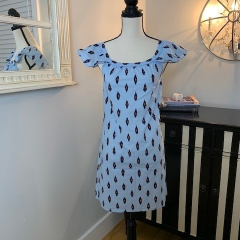 J Crew off the shoulder summer dress